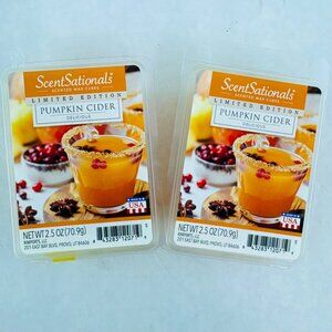 ScentSationals Pumpkin Cider Scented Wax Cubes Limited Edition 2 Pack